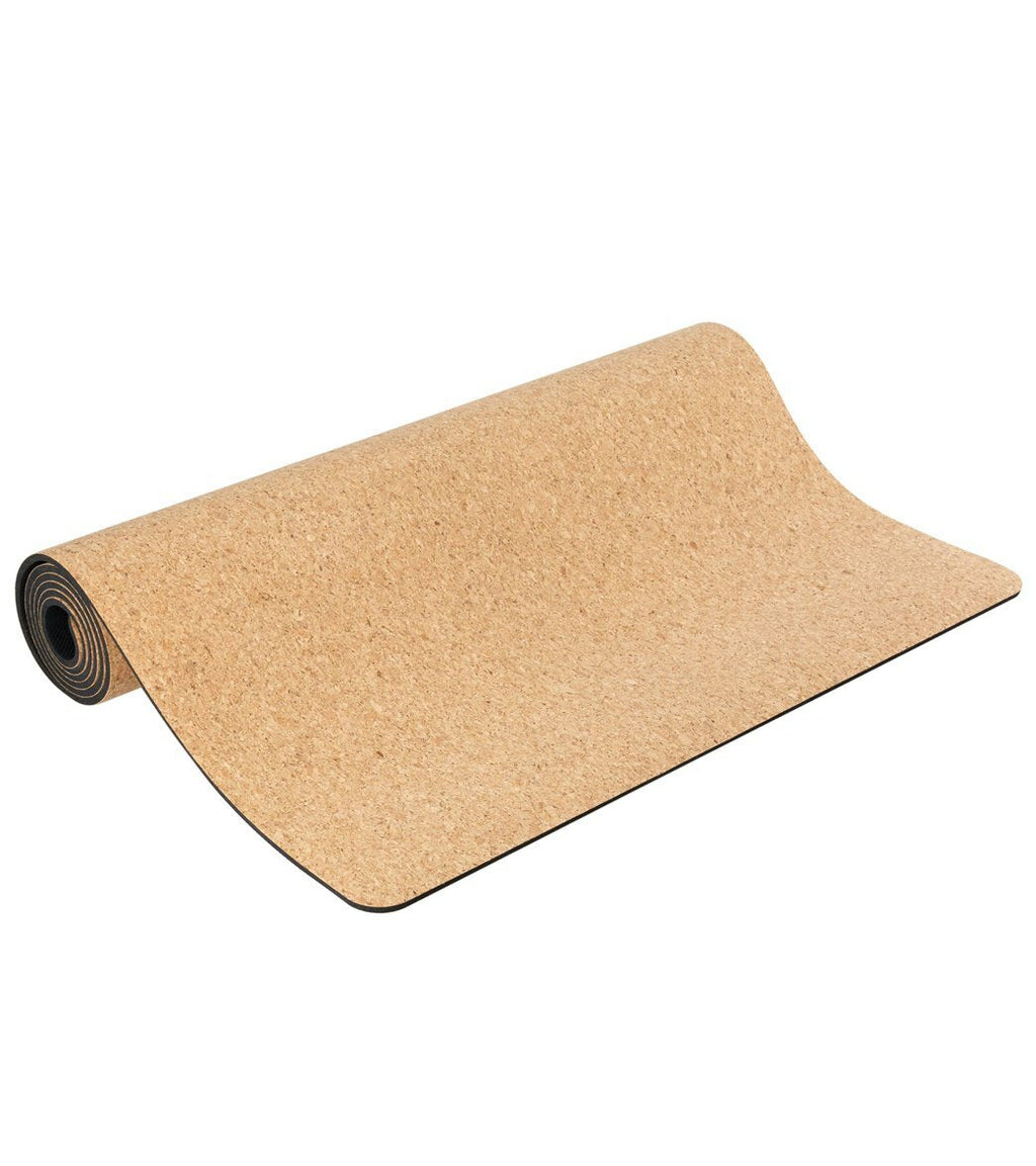 NEW Non-Slip Cork Yoga Mat 3.5mm, 70x25 inch Antimicrobial Light