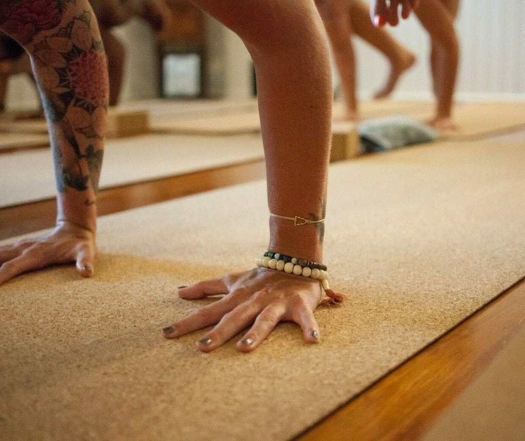 NEW Non-Slip Cork Yoga Mat 3.5mm, 70x25 inch Antimicrobial Light